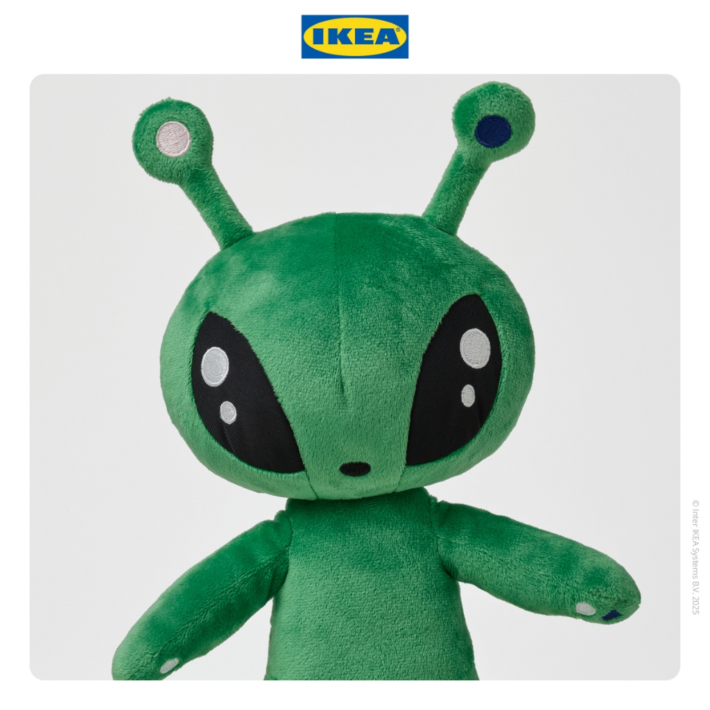 Jual IKEA AFTONSPARV Boneka Alien Hijau 34cm | Shopee Indonesia