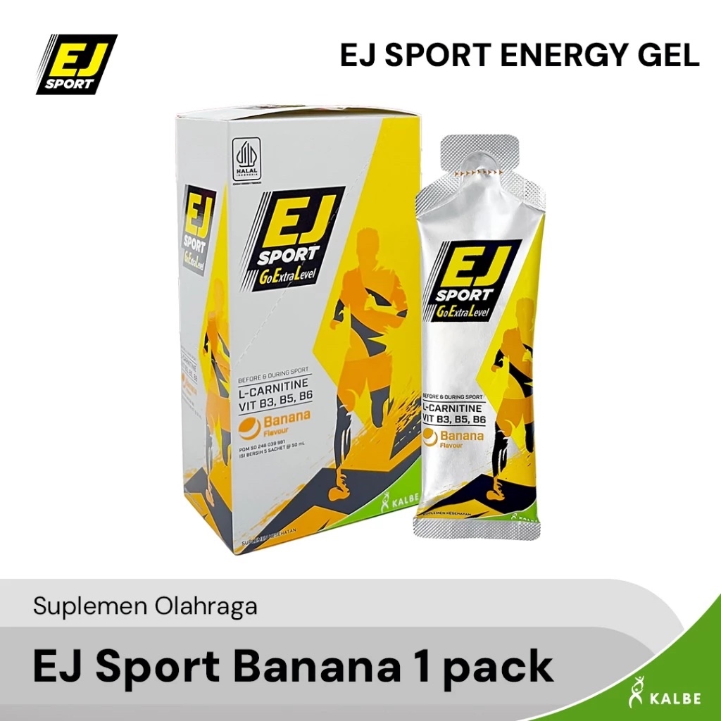 Jual EJ Sport Orange / Banana Box (5 Tube / 5 Sachet) Energy Gel ...