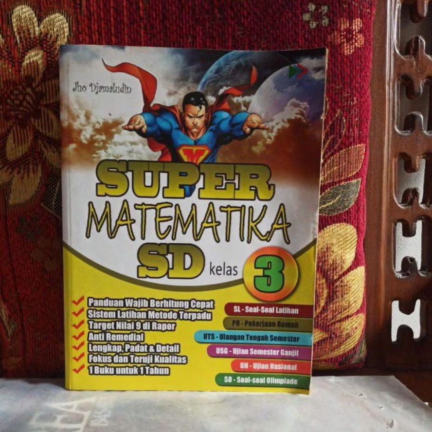 Jual Buku Original SUPER MATEMATIKA SD Kelas 3 Jho Djamaludin Bekas ...