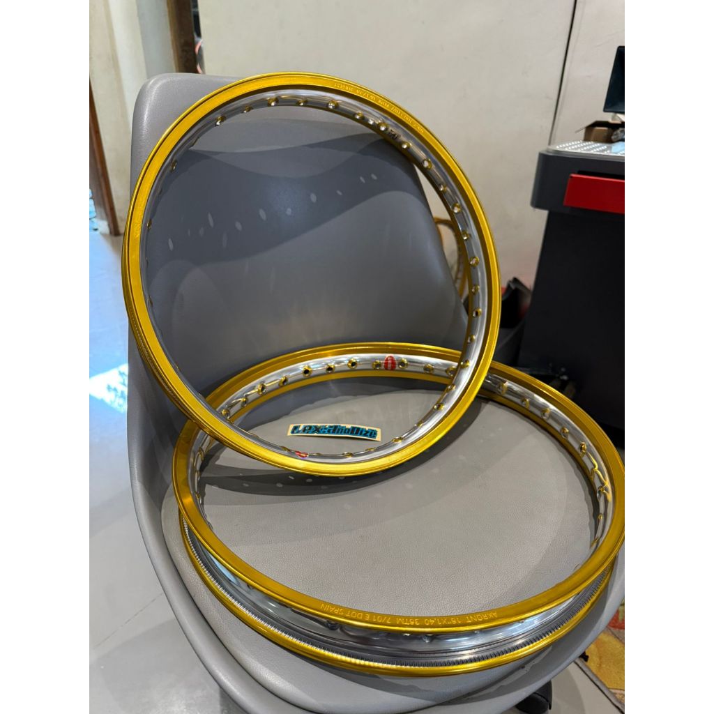 Jual VELG TWOTONE AKRONT SPAIN MORAD COPY/REPLIKA GRADE A R16 RING 16 ...