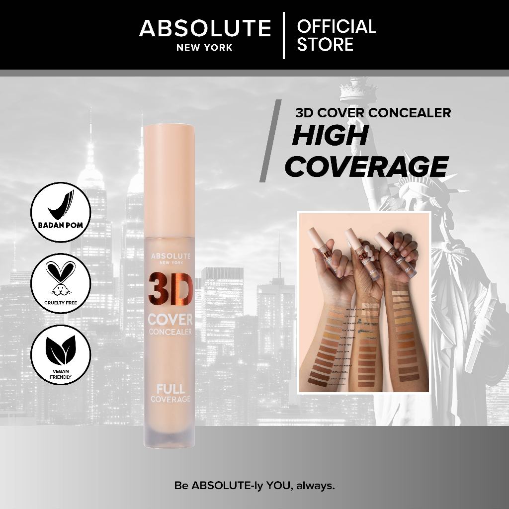Jual Absolute New York 3D Cover Concealer | Shopee Indonesia
