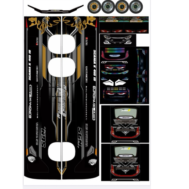Jual Livery Bus RKC Tronton Sambung Custom | Shopee Indonesia