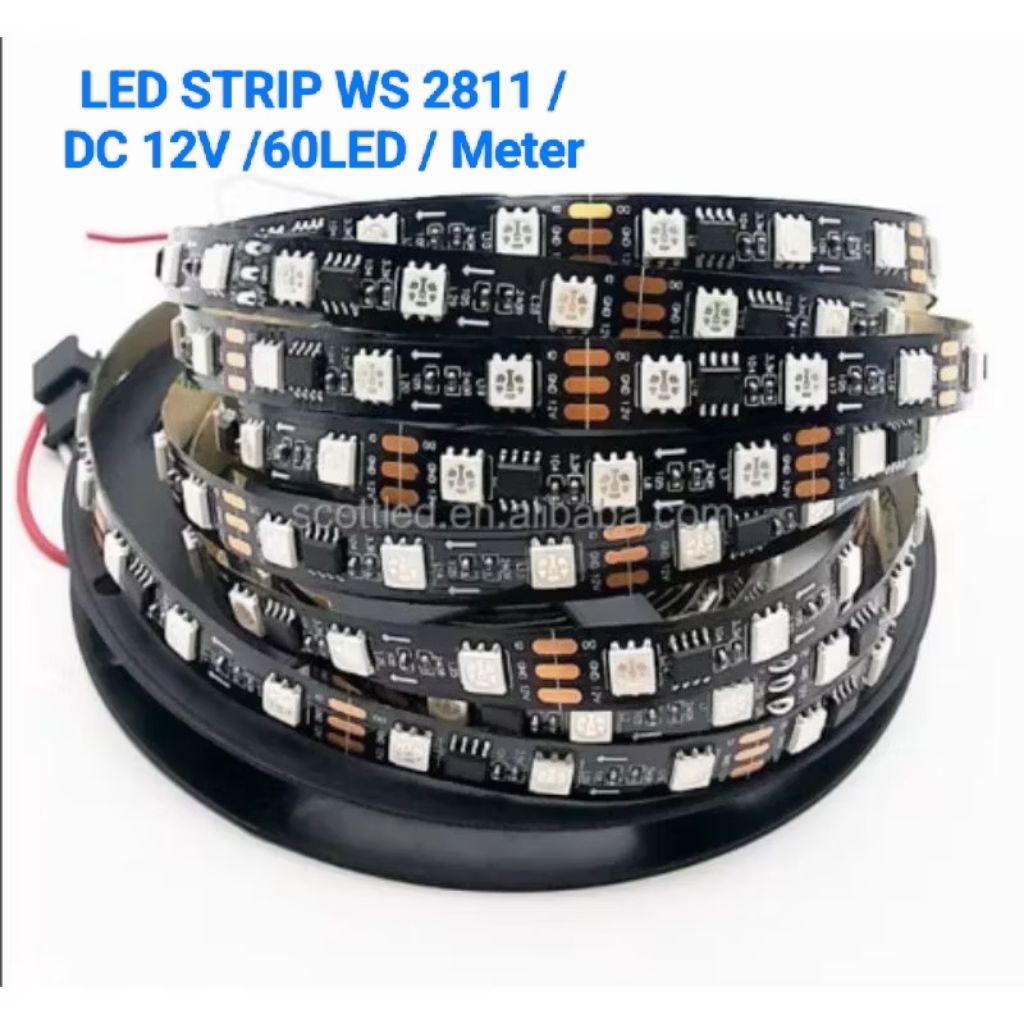 Jual LED STRIP RGB RUNNING 5050 / 60 LED / DC 12V | Shopee Indonesia
