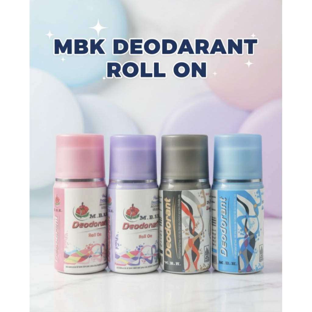 Jual MBK Deodorant Roll On 40 ml All Varian | Menghilangkan Bau Ketiak ...