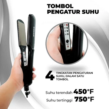 Sonar SN 852 Catokan Pelurus Rambut Ceramic Protector Fashionable New Upgrade