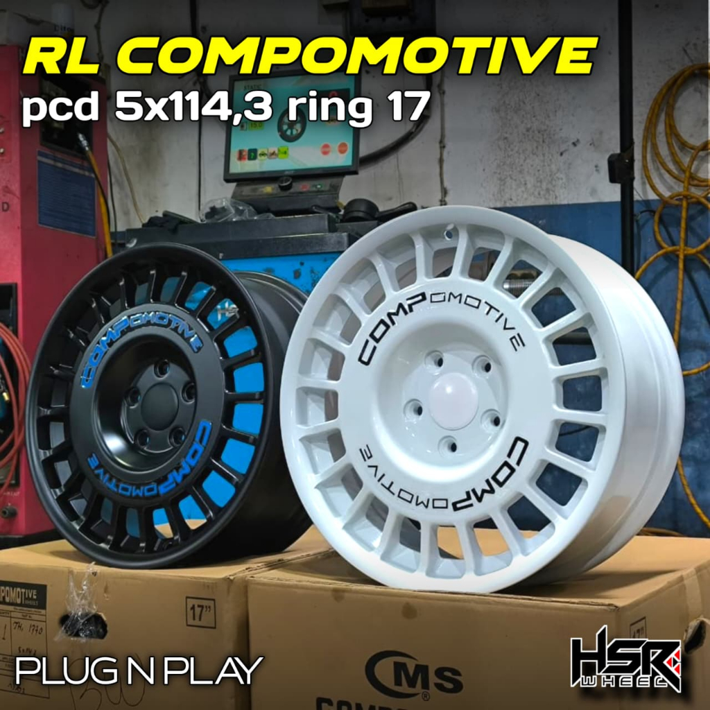 Jual Velg Rally R17 Compomotive pcd 5x114,3 | BRV Captiva Rush Terios ...