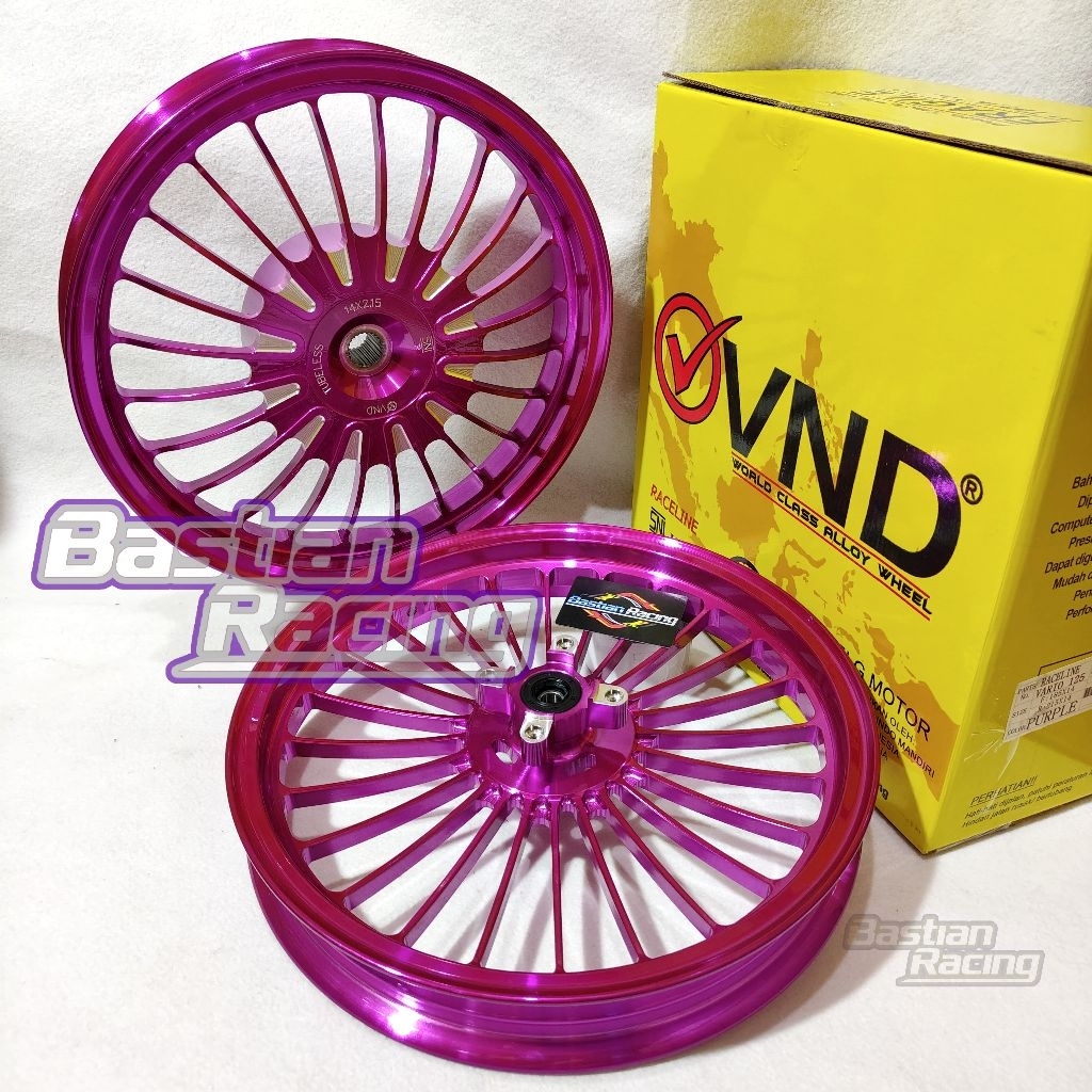 Jual VELG RACING VND RACELINE SERIES RING 14 LEBAR 14X215 14X185 VARIO ...
