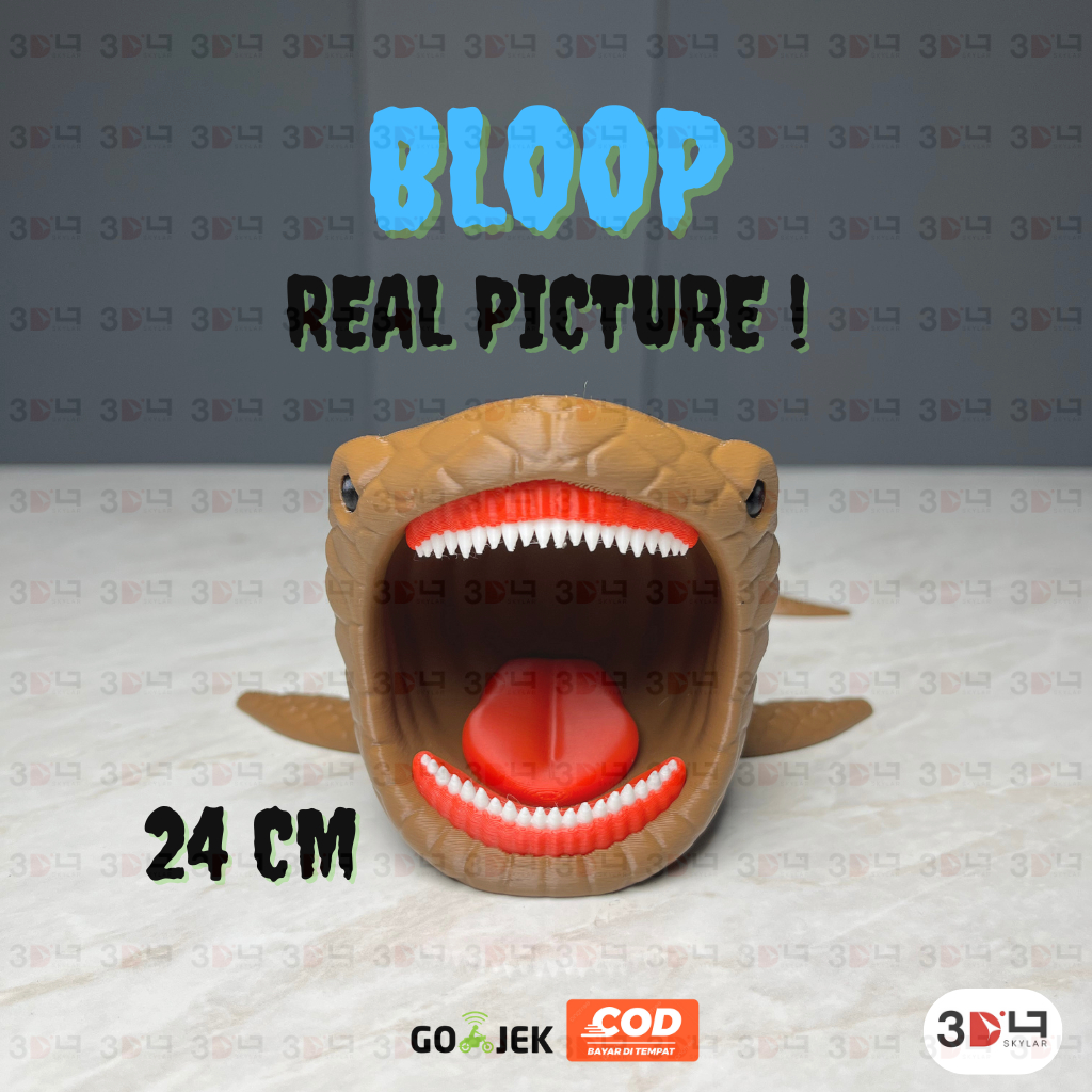 Jual Mainan Bloop Monster Laut Plastik Ramah Lingkungan Real Picture ...