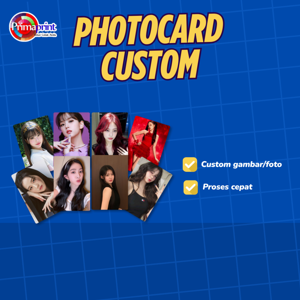 Jual Cetak Photocard Custom Gambar / Design | Photocard Foto Kesayangan ...