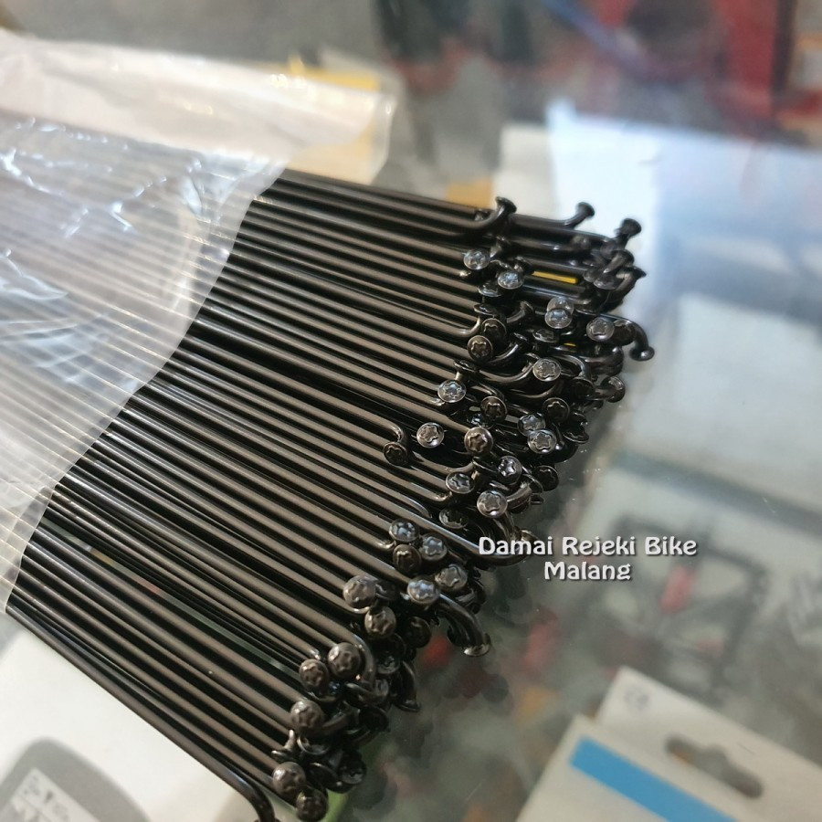 Jual Ruji HT Spoke 14G x 272mm Stainless Steel Hitam untuk MTB 27.5 ...