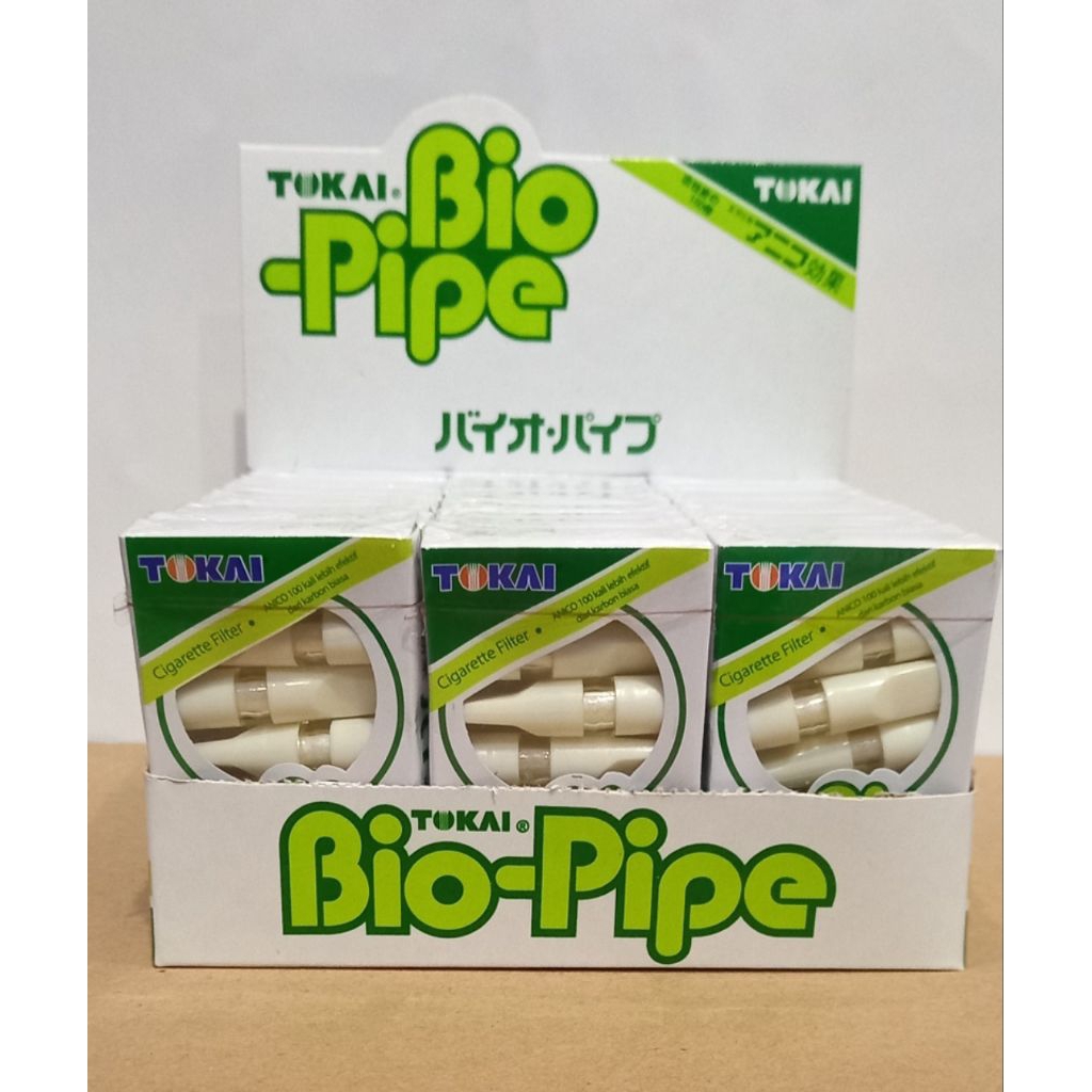 Jual BIOPIPE BIO PIPE TOKAI FILTER PIPA ORIGINAL 1 BOX 30 PACK | Shopee ...
