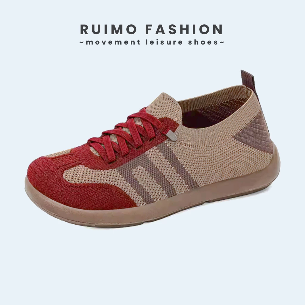 Ruimo 511 - Sepatu Slip ON Wanita Korea Trendy dan Casual Sneakers Sport Wanita