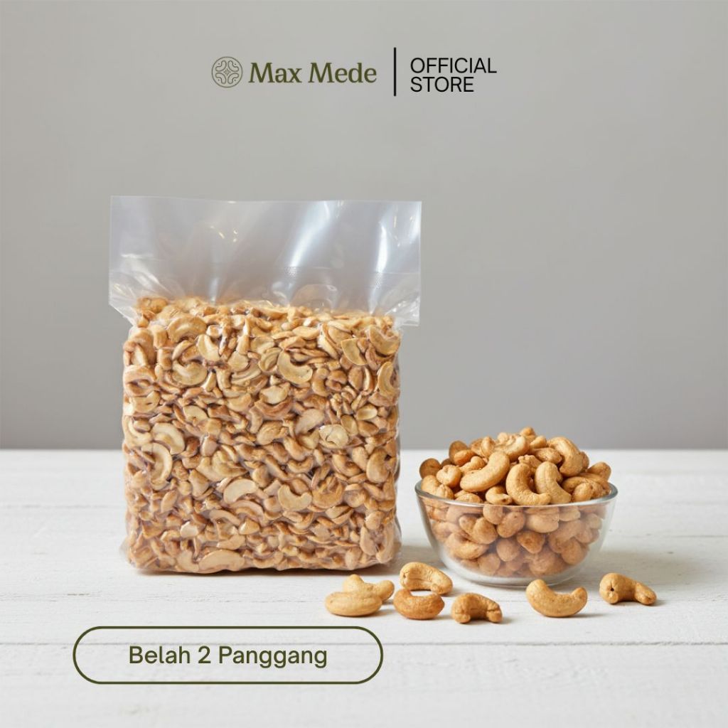 Jual Max Mede - Kacang Mede Mete Belah 2 Rosted B2 Roasted Panggang 1Kg ...