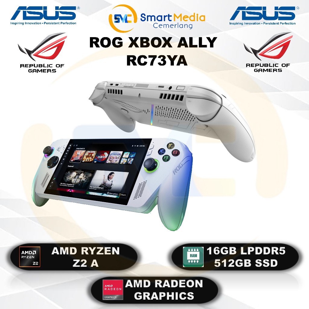 Jual ASUS ROG Xbox Ally RC73YA - Ryzen Z2 A - 16GB - 512GB - 7