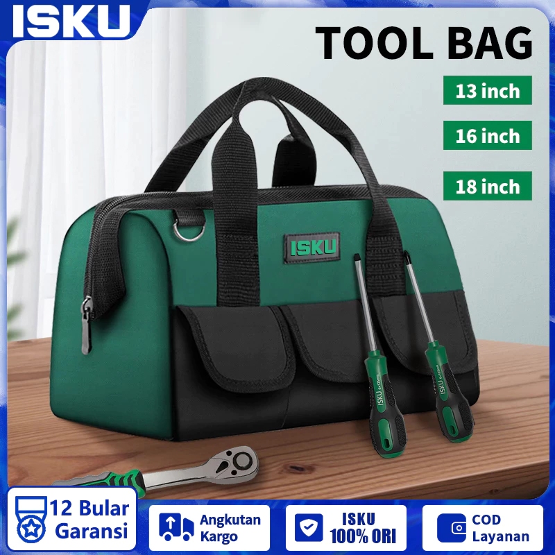 Jual ISKU Tool Bag Besar Tool bag 17 Inch ToolBag Perkakas 20 inch