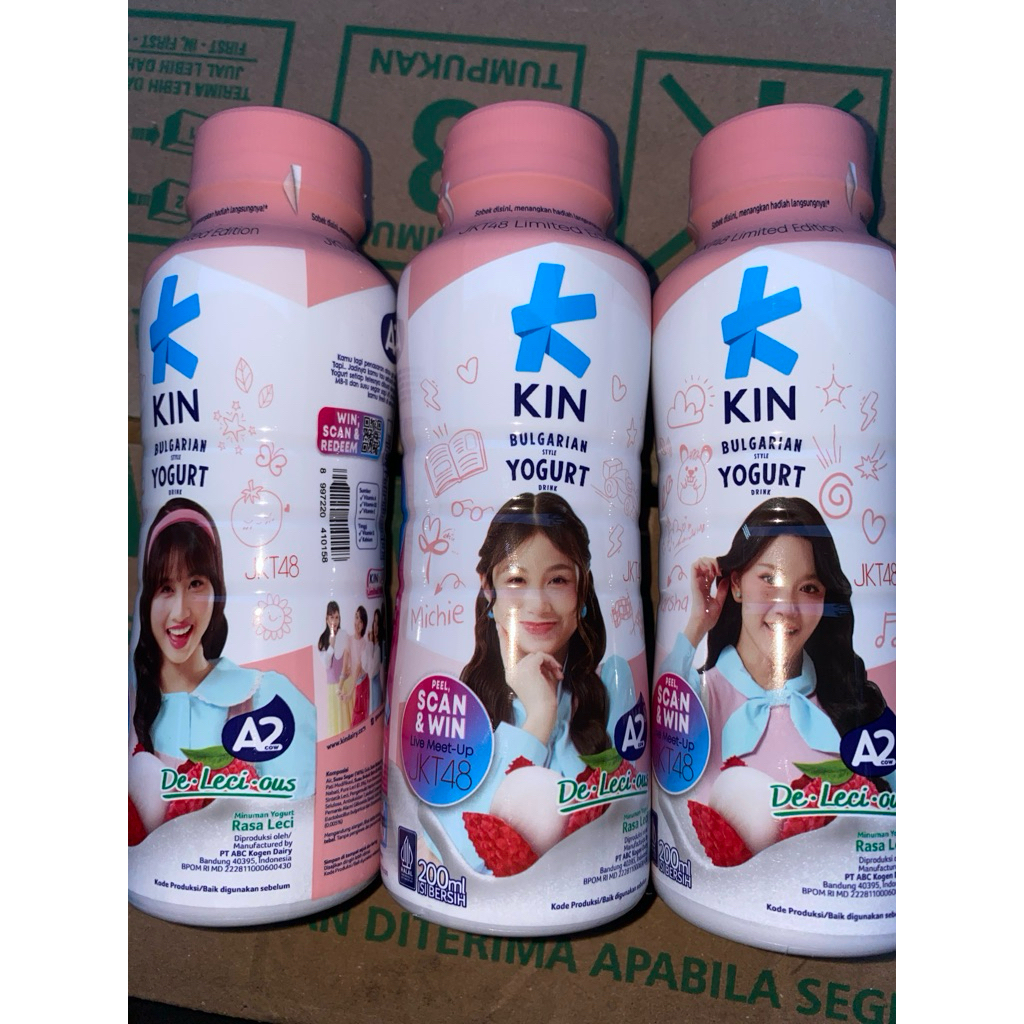 Jual Kin Bulgarian Yoghurt JKT48 rasa Leci | Shopee Indonesia