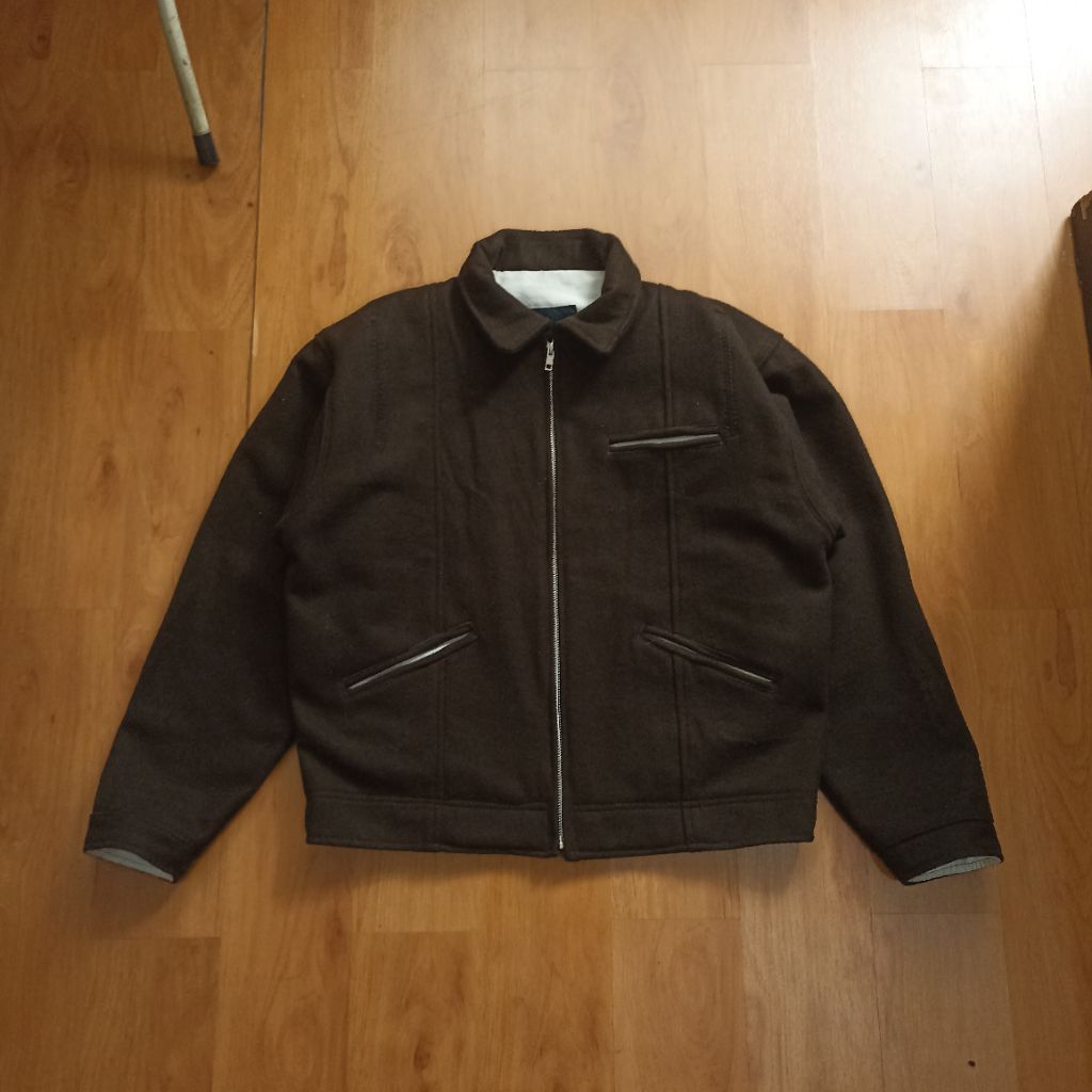Jual Masons studio Detroit rework wool work jacket | Shopee Indonesia