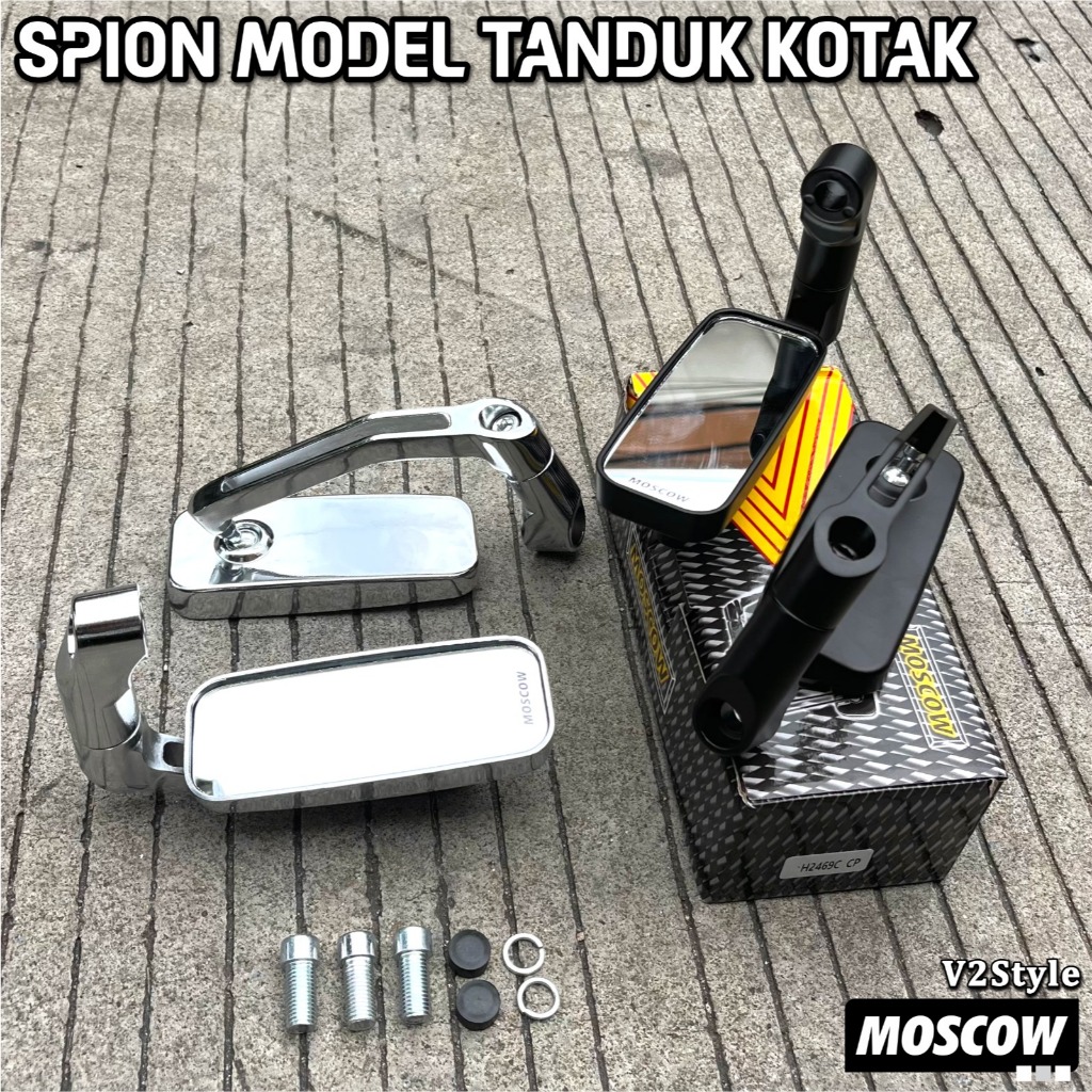 Jual Spion MOSCOW H2469C Kotak Tanduk Krum CB GL MP TIGER Supra Grand ...