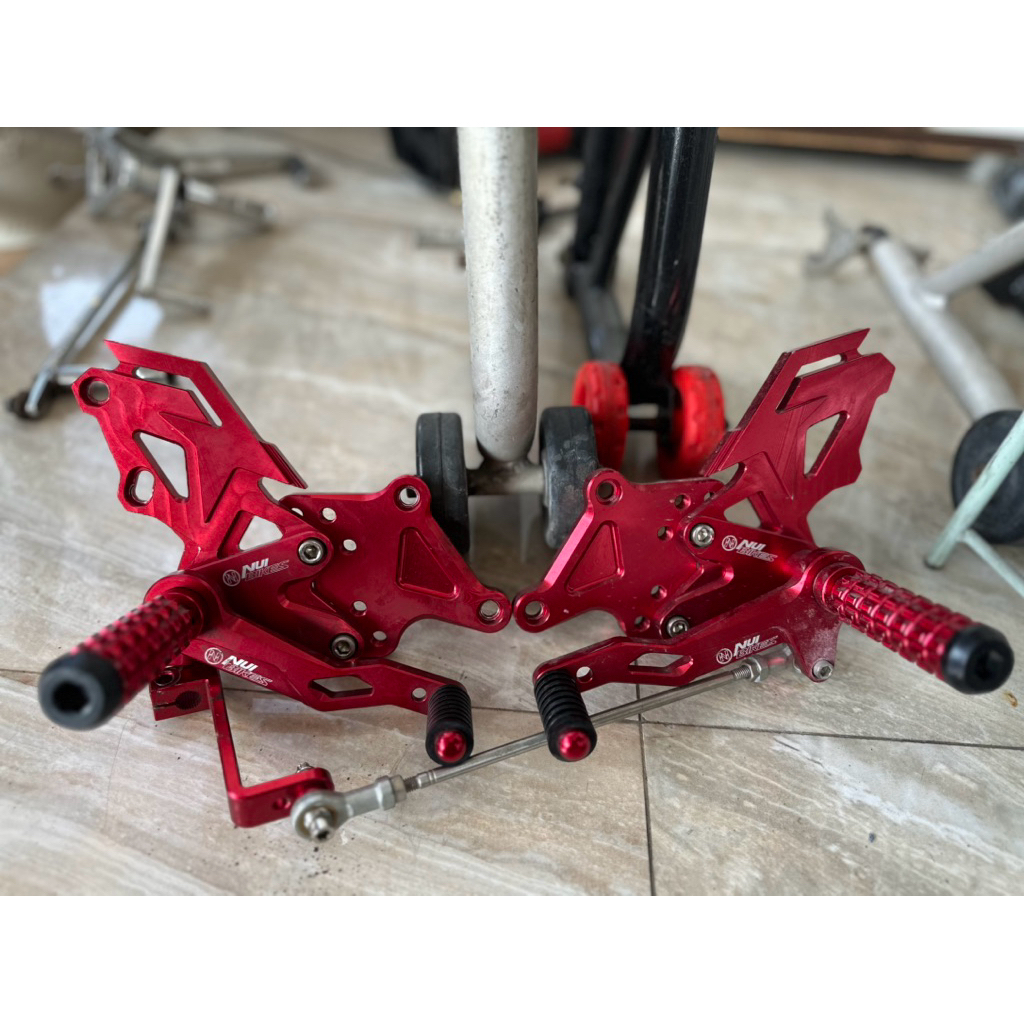 Jual injekan kaki footstep underbone nui racing kawasaki ninja rr r ss ...