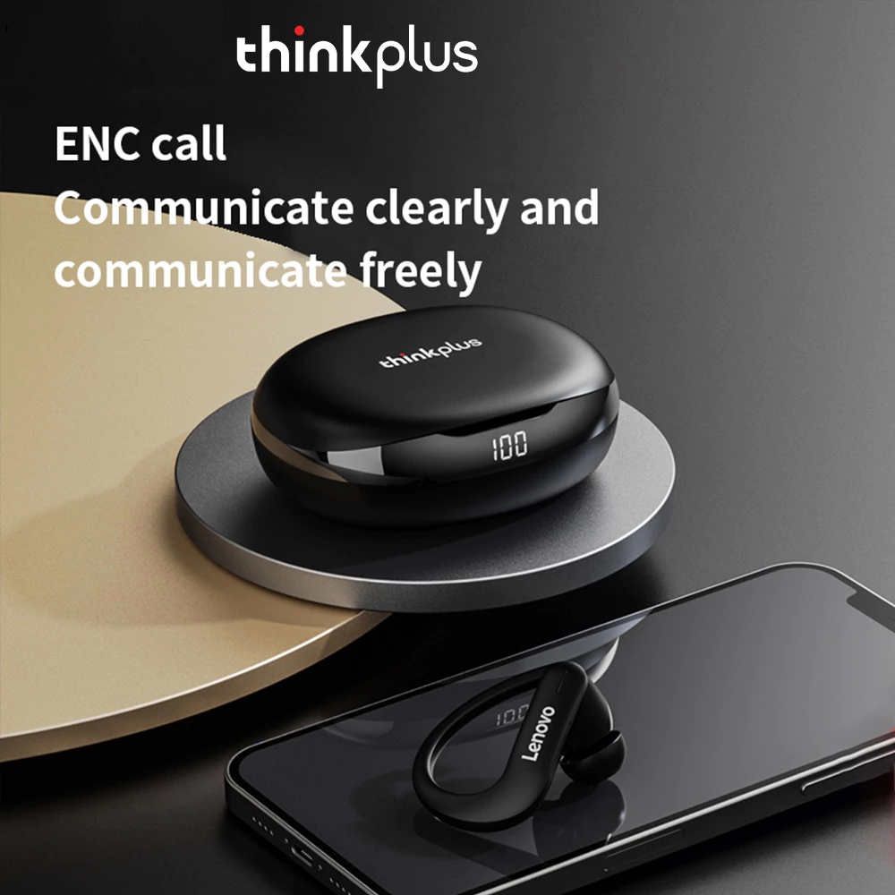 Jual Lenovo Thinkplus T50 True Wireless headset bluetooth sport TWS ...
