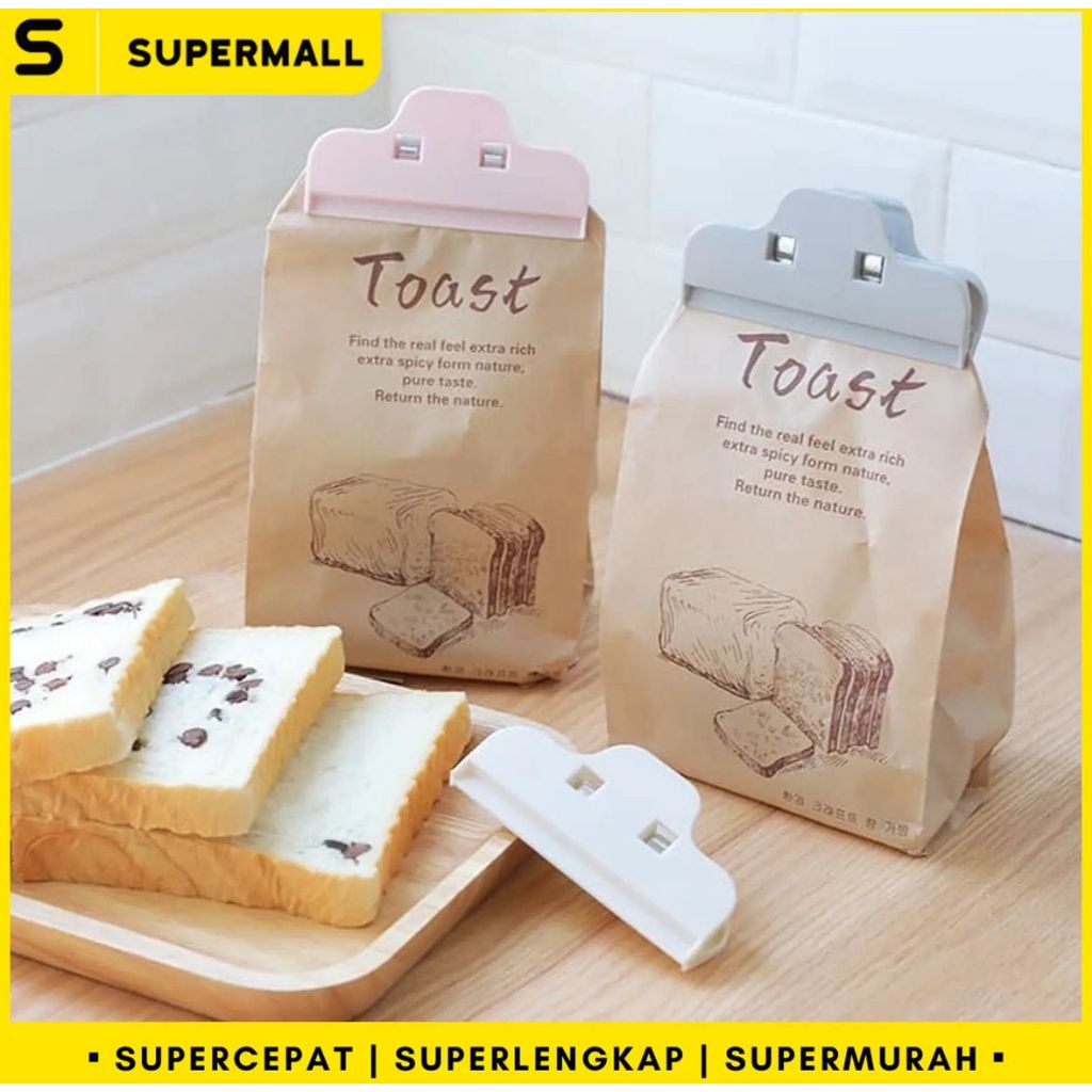 Jual SUPERMALL Food Clip - Jepitan Bungkus Makanan / Klip Snack Food ...