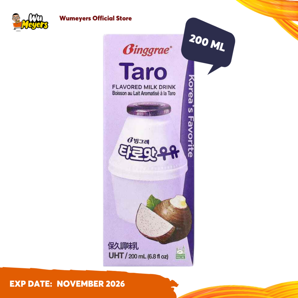 Jual Binggrae Taro Milk Korea 200ml – Susu Rasa Taro Asli Korea Selatan ...