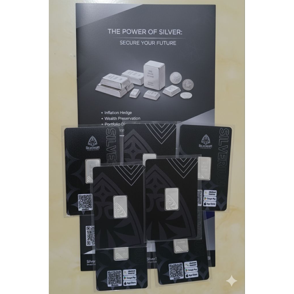 Jual Silverium Mini 3,3Gram Fine Silver Bar | Shopee Indonesia