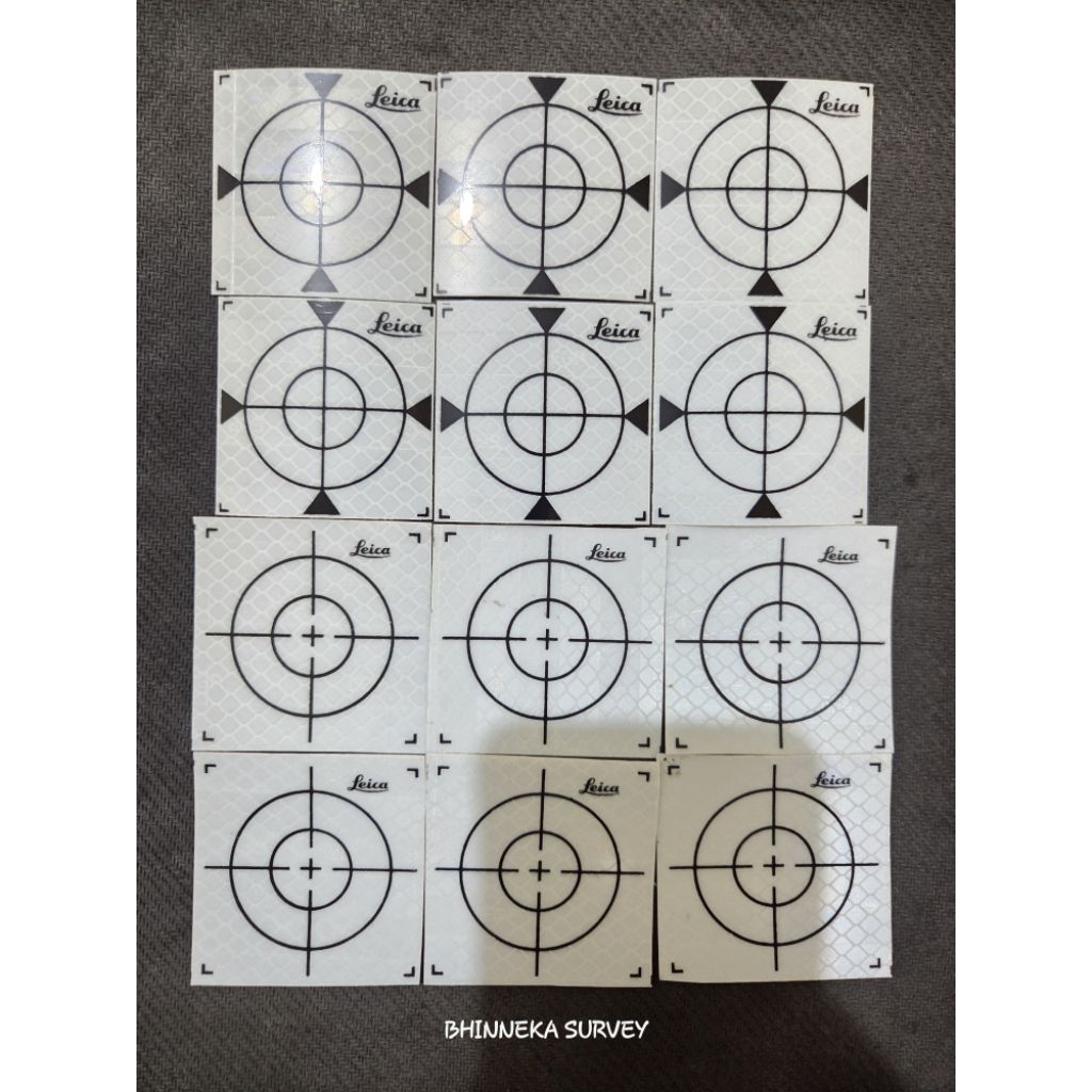 Jual Survey Reflector Sheet / Reflective Tape / Prisma Target Sticker ...