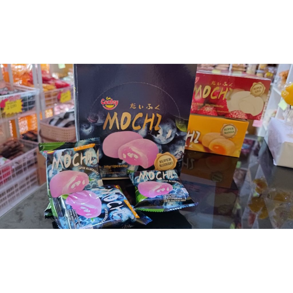 Jual mochi dengan rasa blueberry 12pcs × 30g | Shopee Indonesia