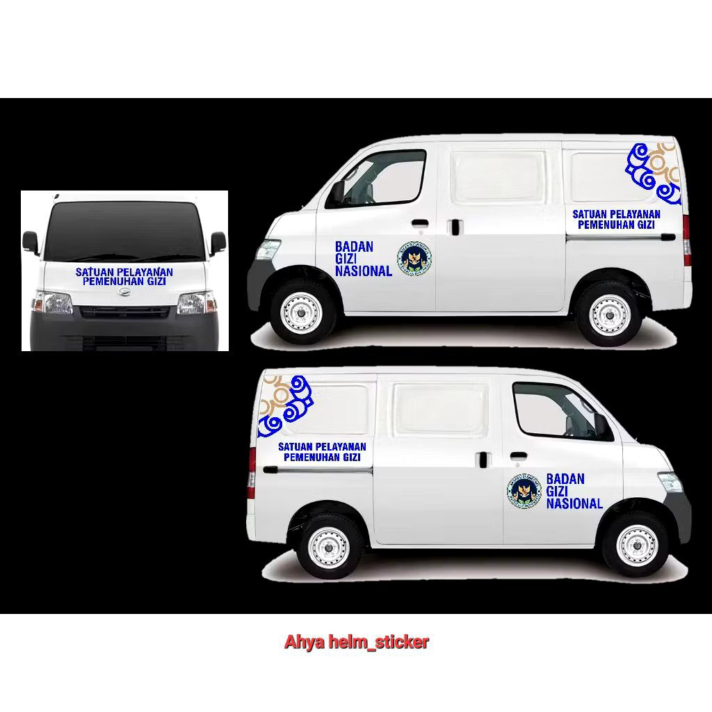 Jual Sticker mobil operasional satuan pelayanan pemenuhan gizi SPPG ...