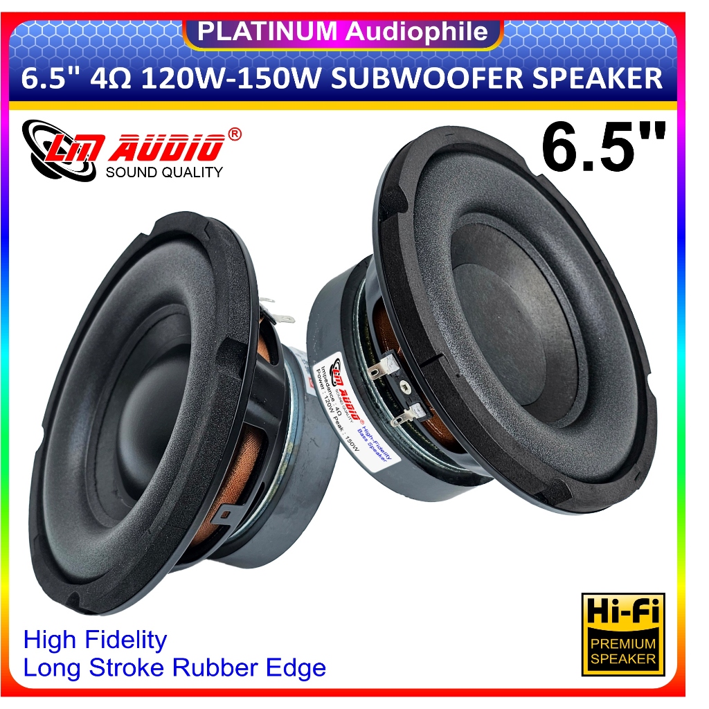 Jual Speaker 6.5 inch Woofer Subwoofer 150W 4 ohm 6.5