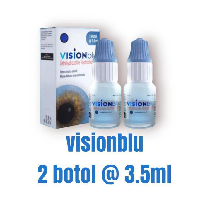 Jual Vision Blu Extra Isi 2 Botol | Obat Tetes Mata Meredakan Mata ...