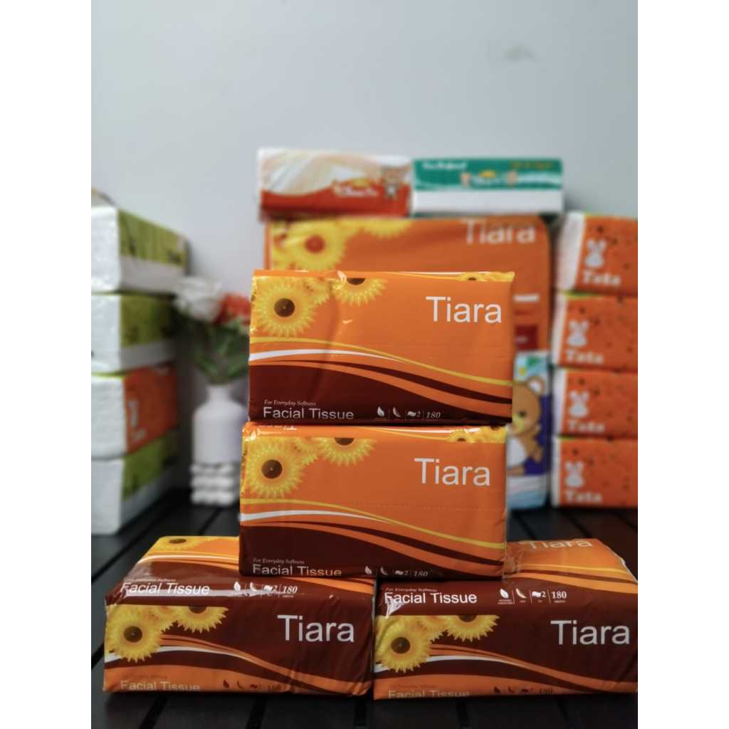 Jual Paket Promo Tisu Wajah Tiara 180 Sheets 4 Pack 2 Ply | Shopee