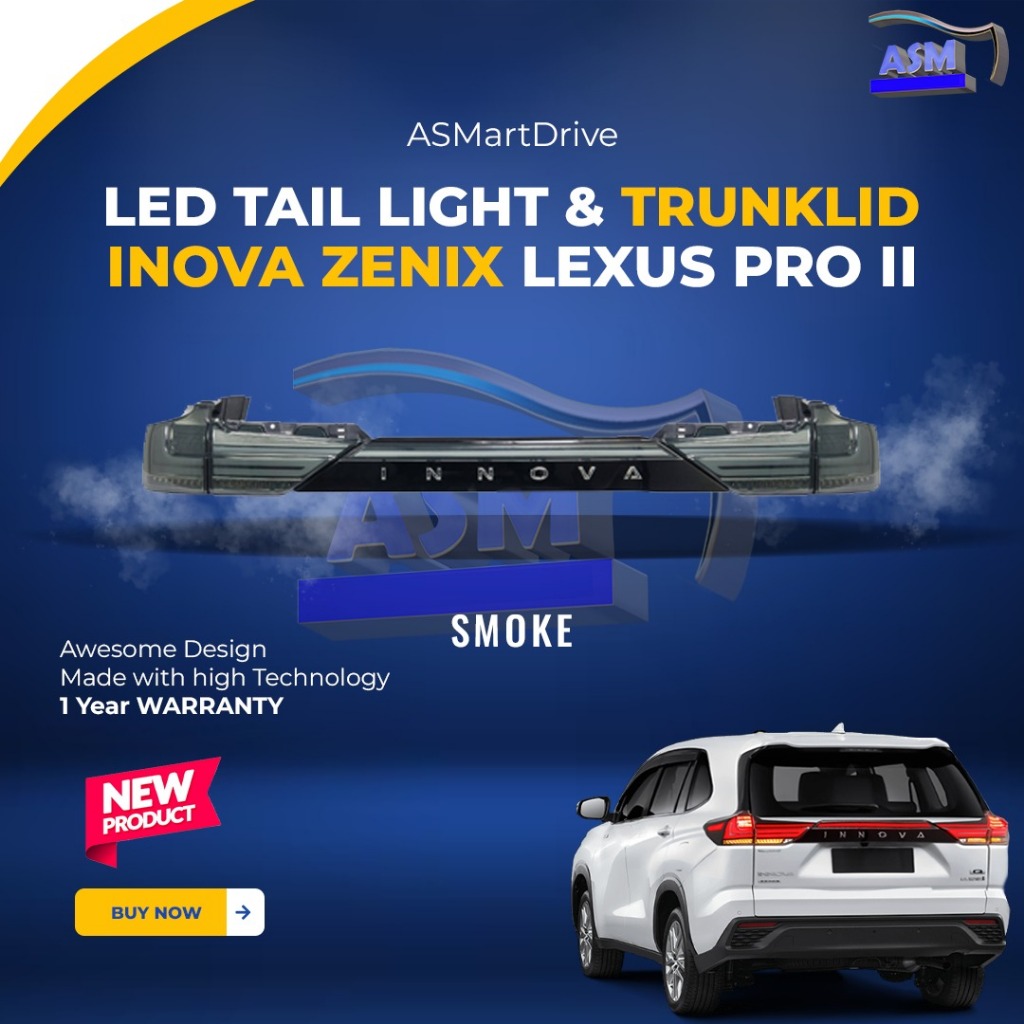 Jual Stop Lamp LED Tail Light Toyota Innova Zenix Lexus Pro II Style ...