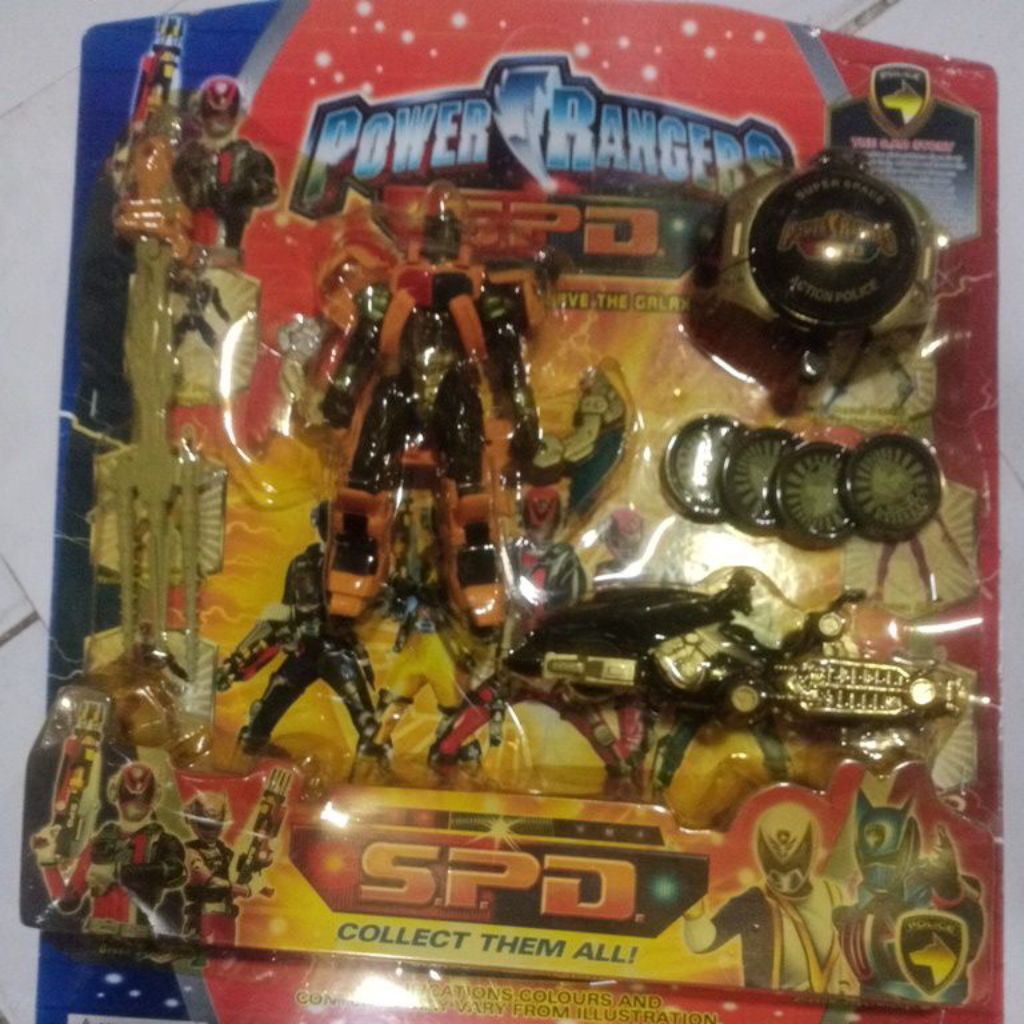 Jual power rangers retro SPD action figure police galaxi | Shopee Indonesia