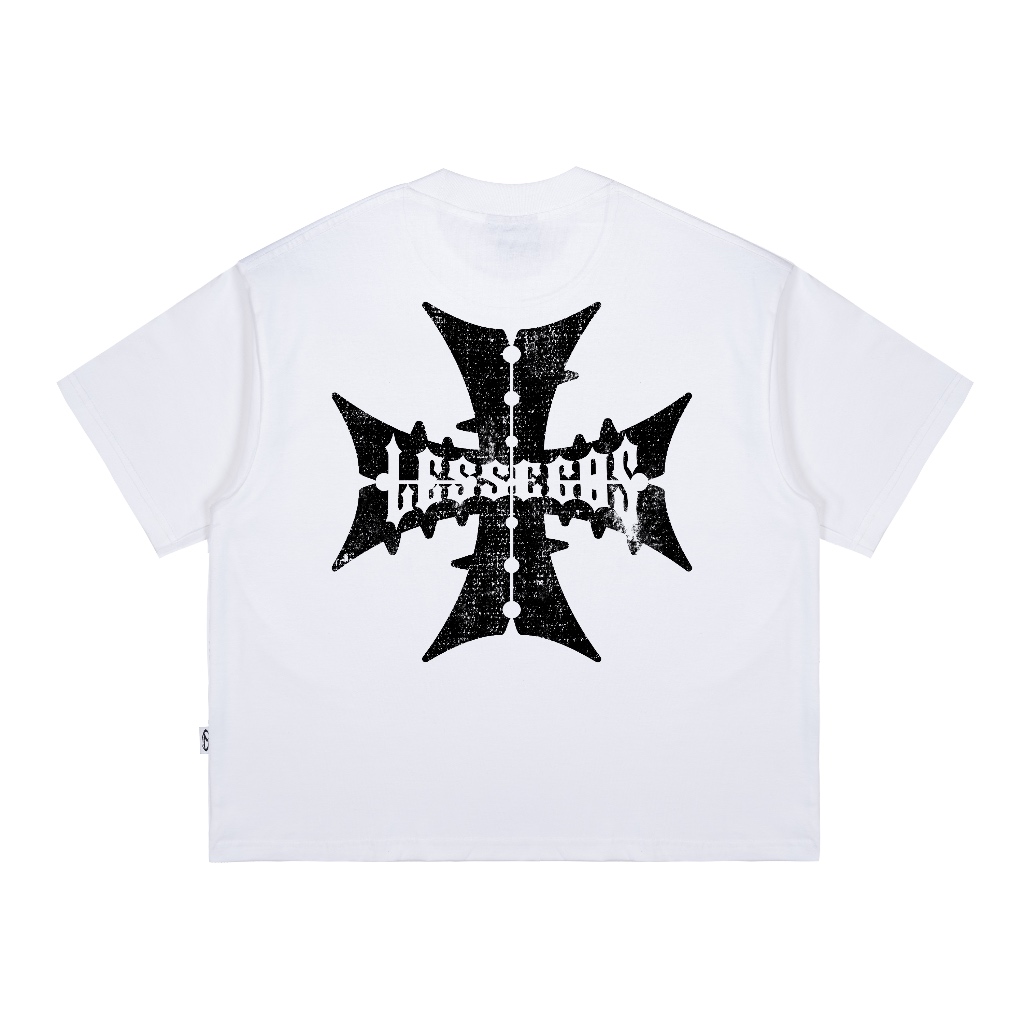 Jual Lessegos Boxy Tshirt Choppa Heavy Weight 16s Putih | Shopee Indonesia