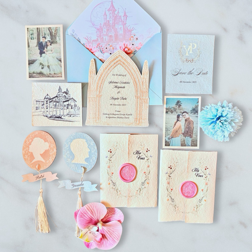 Jual Wedding Keepsake Castle New Design Engagement Sangjit Chinese ...