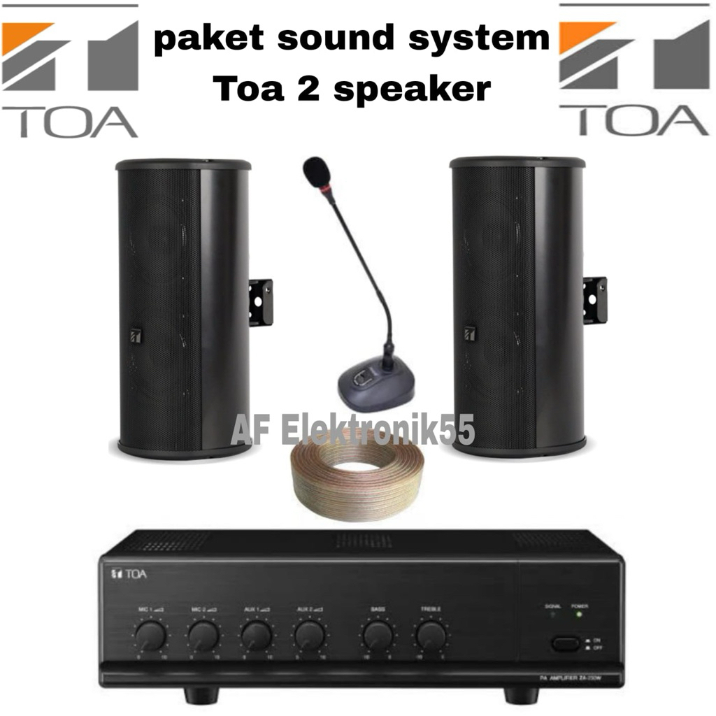 Jual Paket Sound System Toa Indoor Speaker Colum | Shopee Indonesia