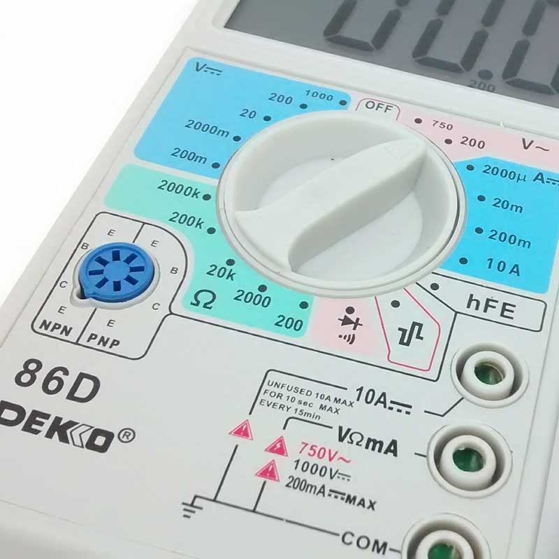 Jual Multimeter Dekko 86 D Pengukur Tegangan | Shopee Indonesia