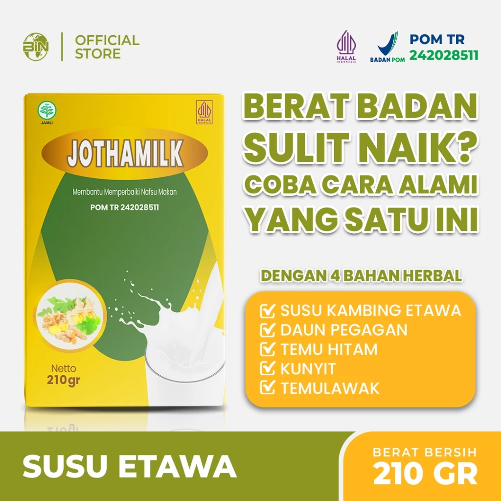 Jothamilk Susu Penggemuk Badan