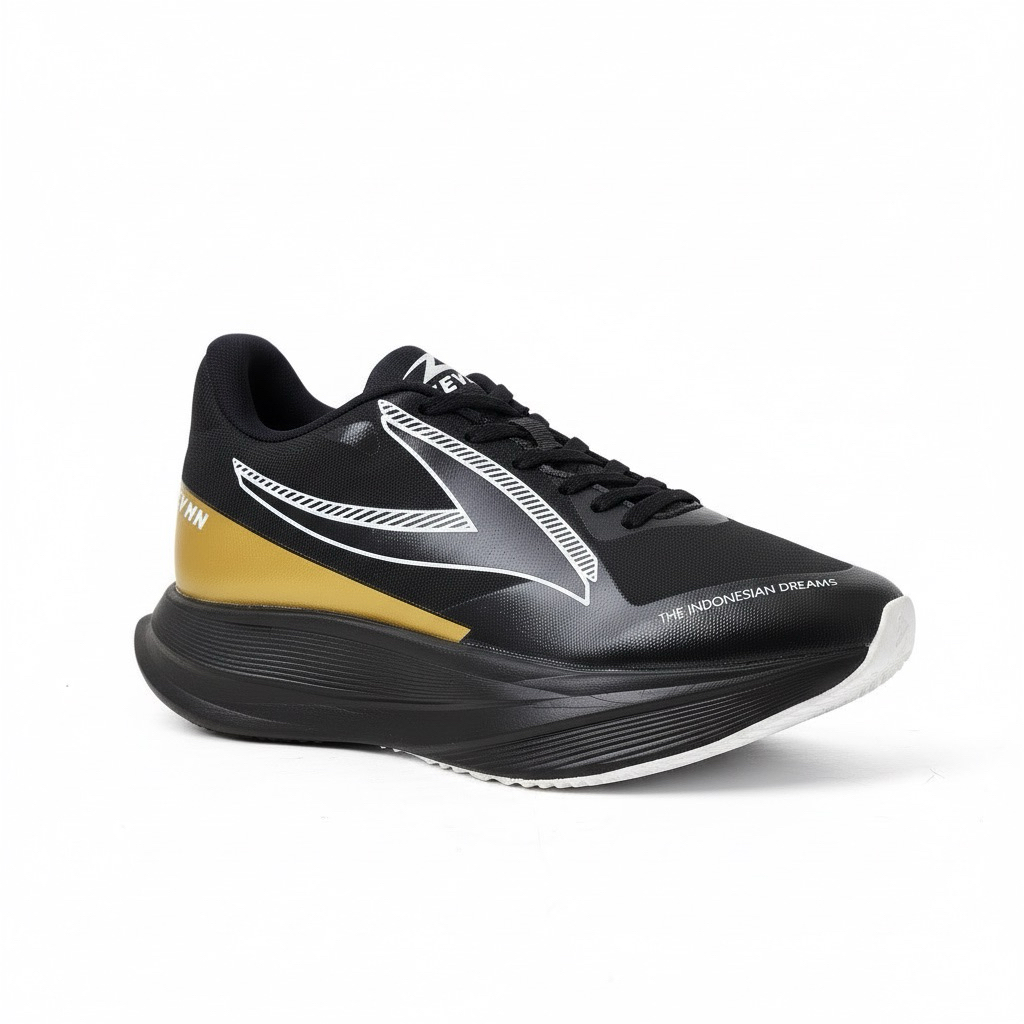 Jual Zevma Mesha Speed .1 Black Gold - Sepatu Olahraga Running Lari ...
