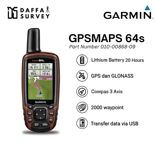 Jual Gpsmap Garmin 62s Baru Original produk Garansi Resmi 1 Tahun ...