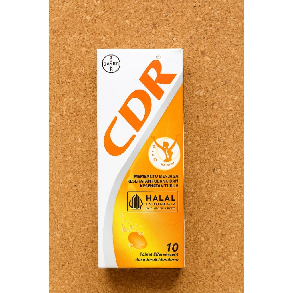 Jual CDR multivitamin suplemen kalsium vitamin C,D dan B6 rasa jeruk ...