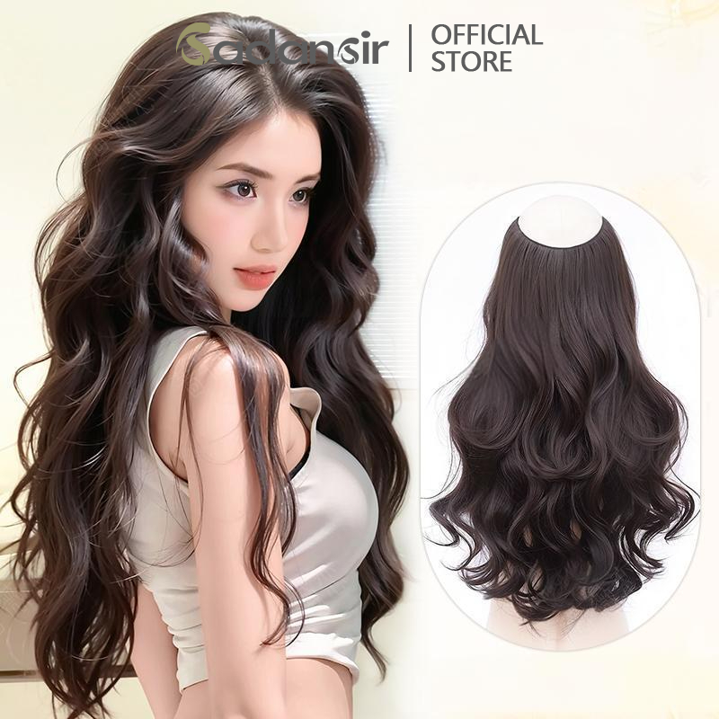 Jual Sadansir Wig Jepit Rambut Wanita Hitam Lurus Panjang Hairclip ...