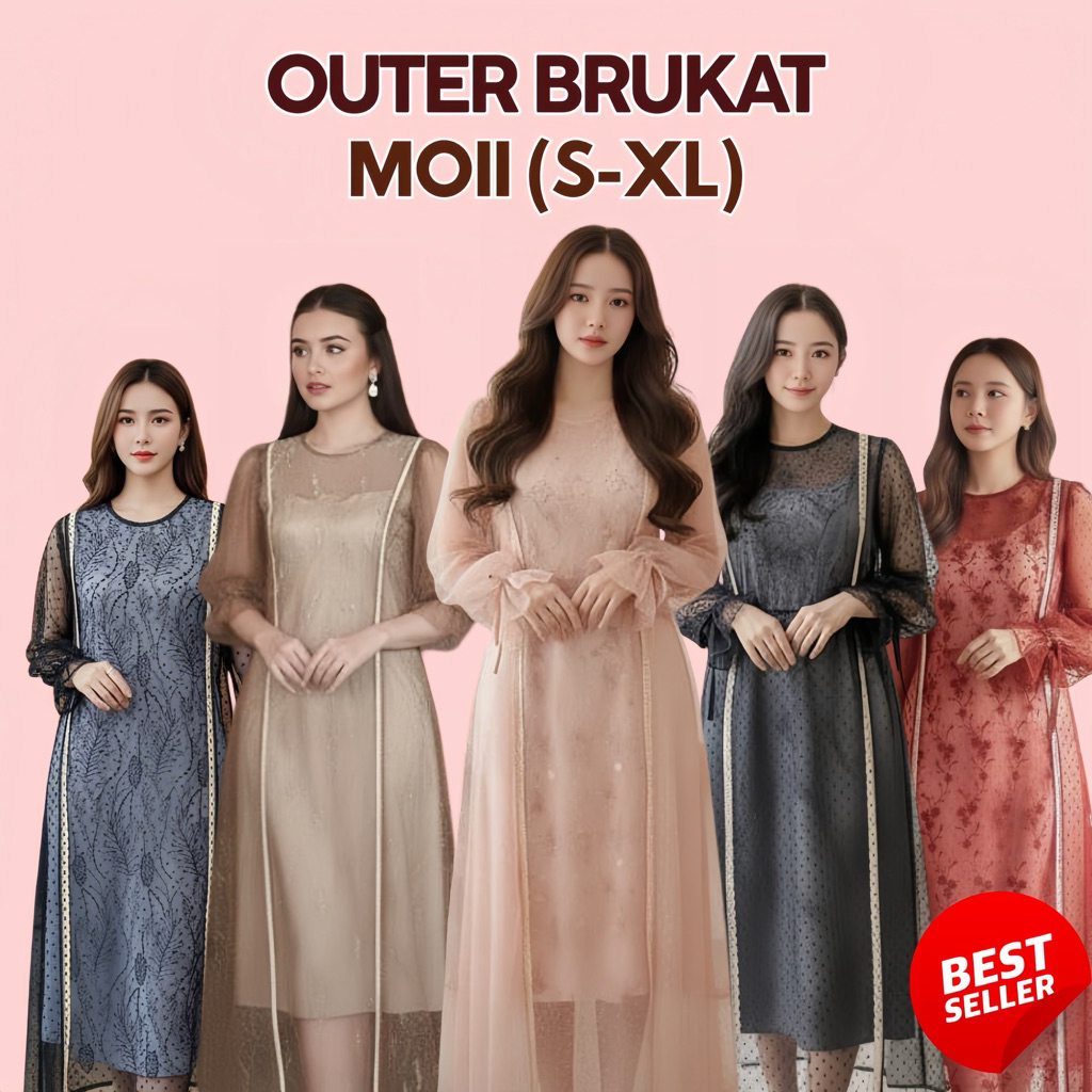 Jual OUTER GAMIS OUTER KONDANGAN MOII OUTER PANJANG | Shopee Indonesia