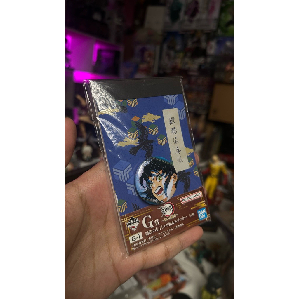 Jual Notes dan Pin Inosuke Ichiban Kuji Demon Slayer | Shopee Indonesia