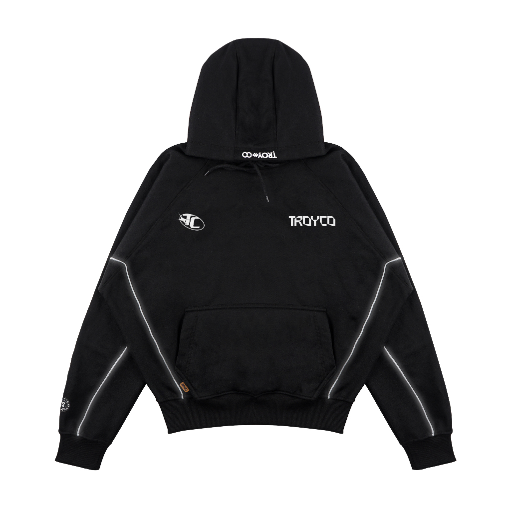 Jual Troy Company Boxy Hoodie Starlight Black Neo Motion - Hoodie Boxy ...