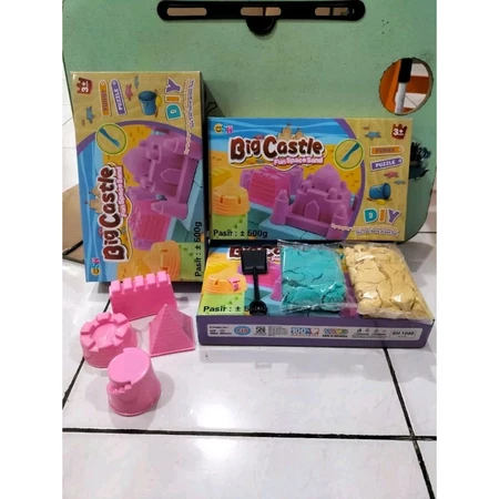 Big Castle Fun Space Sand SH1090 mainan pasir anak tema istana