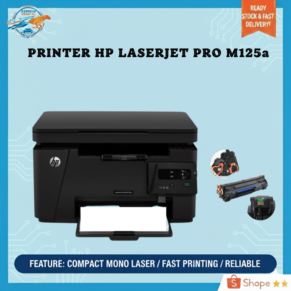 Jual Printer HP LaserJet M125a Multifungsi Bekas | Print Scan Copy ...