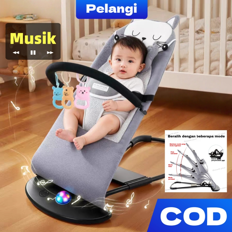 Jual Ayunan Bayi Kursi Bouncer Bayi Lipat Otomatis Newborn Kado Bouncer